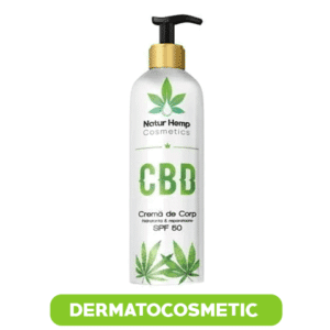 CBD – CREMA DE CORP HIDRATANTA SI REPARATOARE SPF50 200ML
