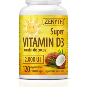 Super VITAMIN D3, 2000 UI, 120